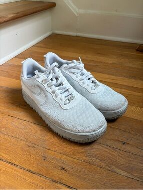 NIKE DMO590-100 MENS AIR FORCE 1 CRATER FLYKNIT Men's SZ 12